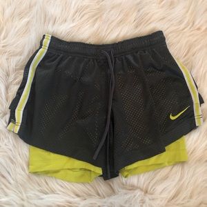 Nike shorts with built-in spandex